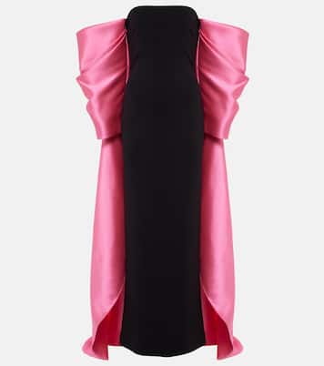 Robe Kyla aus Twill und Crêpe | Solace London