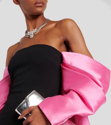 Robe Kyla aus Twill und Crêpe | Solace London