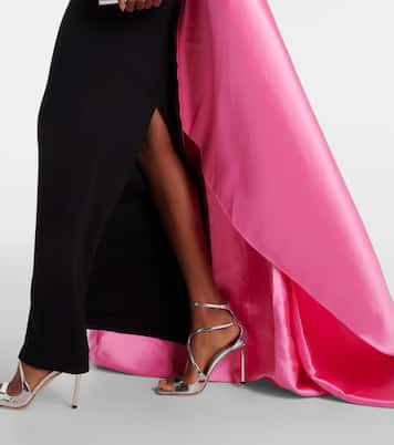 Robe Kyla aus Twill und Crêpe | Solace London