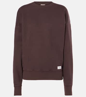 Sudadera de algodón con logo bordado | Saint Laurent