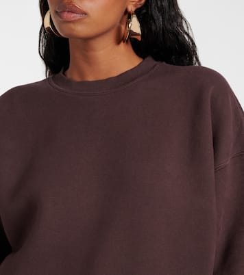 Sudadera de algodón con logo bordado | Saint Laurent