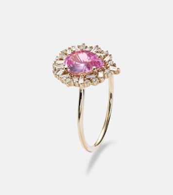 Bague en or 18 ct, diamants et saphir | Suzanne Kalan