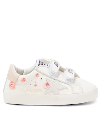 Bébé – Baskets School en cuir | Golden Goose Kids