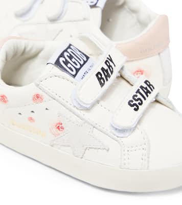 Bébé – Baskets School en cuir | Golden Goose Kids