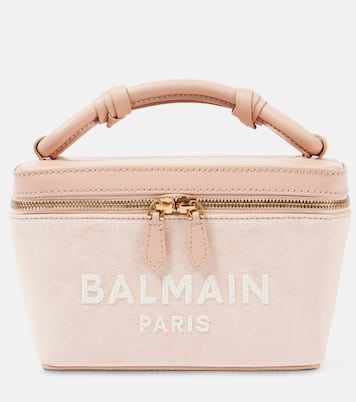 Beauty case B-Army in suede e pelle | Balmain