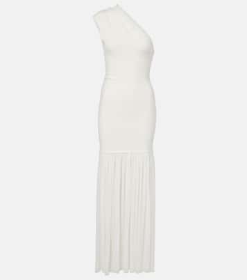 Abito lungo monospalla Cora in chiffon di crêpe  | Proenza Schouler