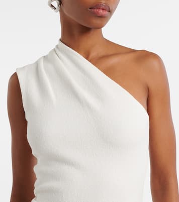 Abito lungo monospalla Cora in chiffon di crêpe  | Proenza Schouler