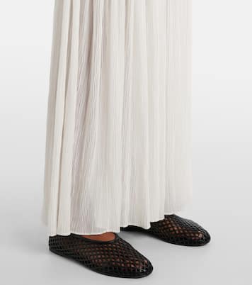 Abito lungo monospalla Cora in chiffon di crêpe  | Proenza Schouler
