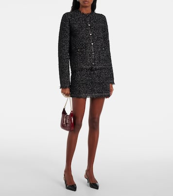 Mini-jupe en lamé | Gucci