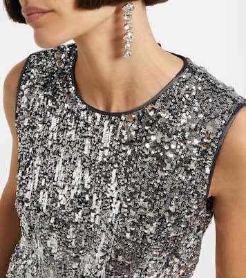 Top mit Pailletten | Dolce&Gabbana