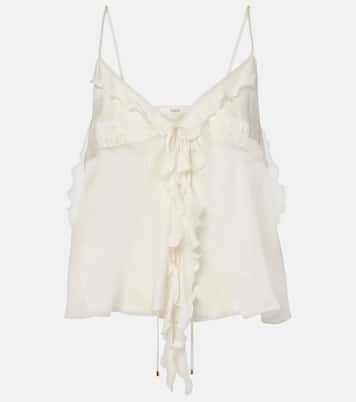Top en soie à volants | Chloé