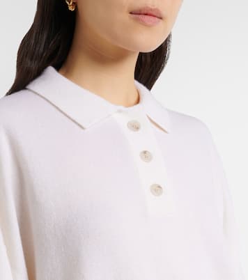 Wool and cashmere polo sweater | Jardin des Orangers