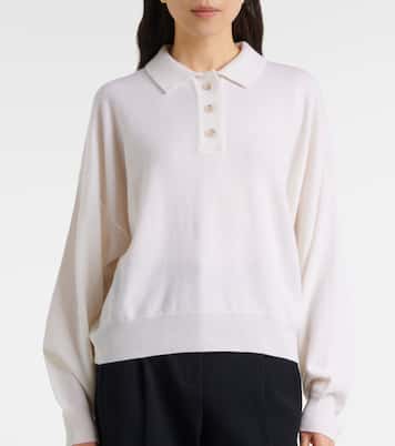 Wool and cashmere polo sweater | Jardin des Orangers
