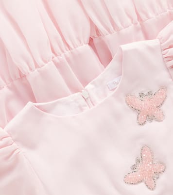 Vestido con volantes adornado | Patachou