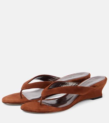 Suede thong sandals | Le Monde Béryl