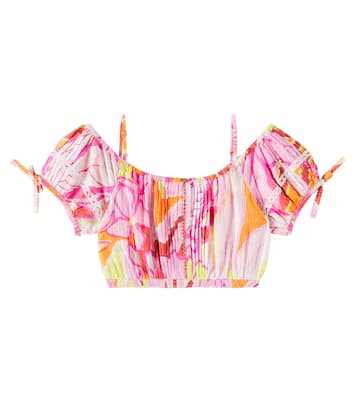 Top Bonnie in cotone con stampa | Poupette St Barth Kids