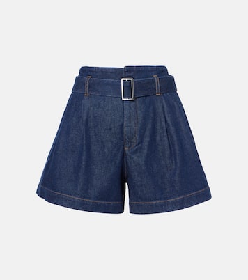 Shorts The Paper Bag en denim con cinturón | Frame