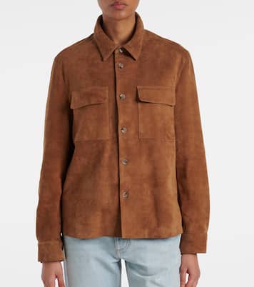 Camicia Jude in suede | Nour Hammour