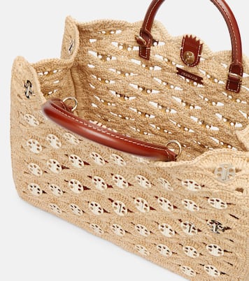 1969 embellished raffia tote bag | Rabanne