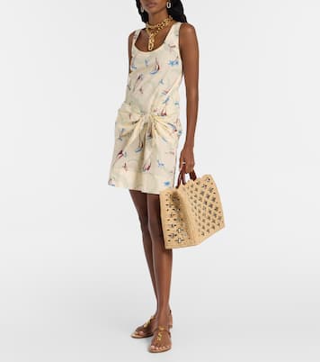 1969 embellished raffia tote bag | Rabanne