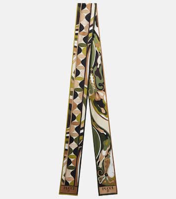 Foulard in twill di seta con stampa | Pucci