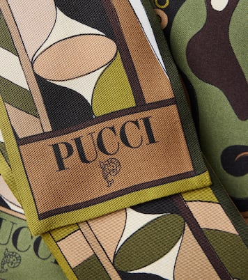 Foulard in twill di seta con stampa | Pucci