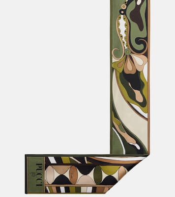 Foulard in twill di seta con stampa | Pucci