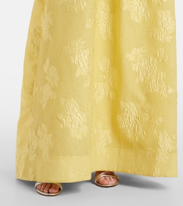 Off-Shoulder-Robe Benette aus Brokat | Rebecca Vallance