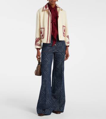 Pegaso high-rise flared jeans | Etro