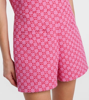 GG cotton-blend romper | Gucci