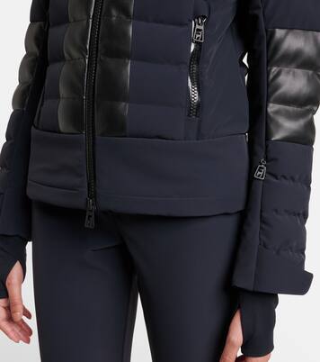 Lisbeth faux leather-trimmed ski jacket | Toni Sailer
