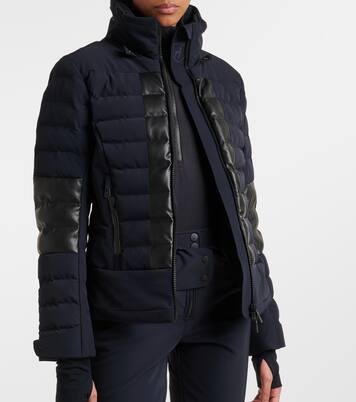 Lisbeth faux leather-trimmed ski jacket | Toni Sailer