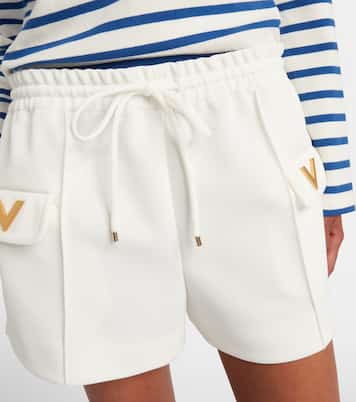 VGold jersey shorts | Valentino