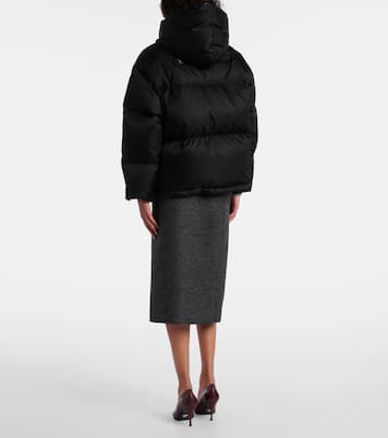 Re-nylon 로고 다운 재킷  | Prada