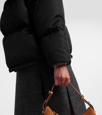 Re-nylon 로고 다운 재킷  | Prada