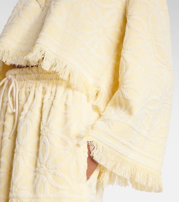 Top cropped Coco in cotone con cappuccio | Zimmermann