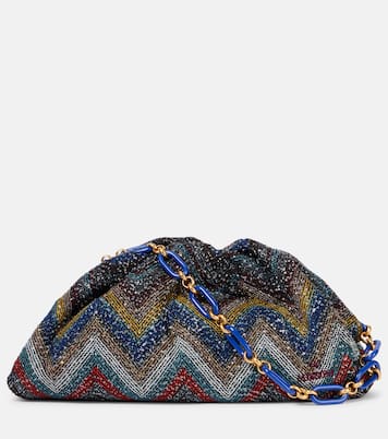 Zigzag Medium beaded shoulder bag | Missoni