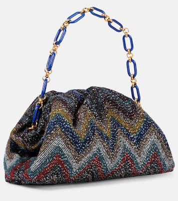 Zigzag Medium beaded shoulder bag | Missoni