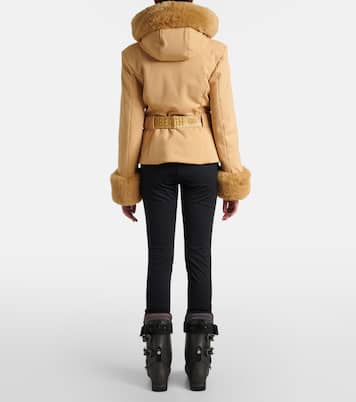 Prezioso faux fur-trimmed down ski jacket | Goldbergh