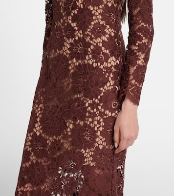 Robe longue en dentelle | Self-Portrait