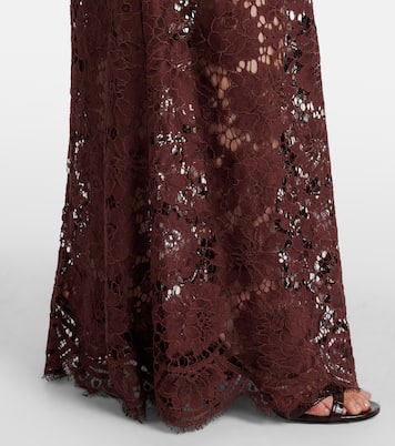 Robe longue en dentelle | Self-Portrait