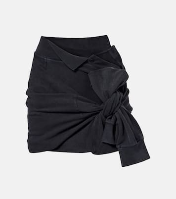 Minirock aus Baumwoll-Piqué | Balenciaga