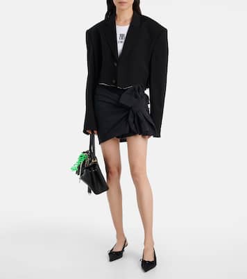 Minirock aus Baumwoll-Piqué | Balenciaga