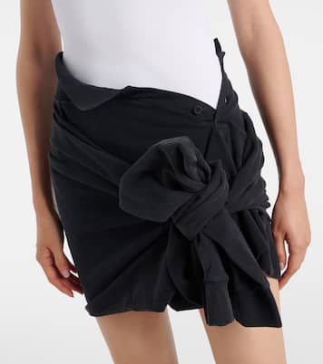 Minirock aus Baumwoll-Piqué | Balenciaga