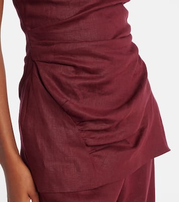 Fia halterneck linen top | Faithfull