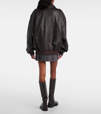 Viper leather jacket | The Frankie Shop