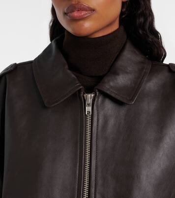Viper leather jacket | The Frankie Shop