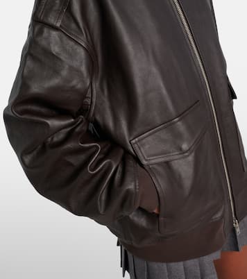 Viper leather jacket | The Frankie Shop