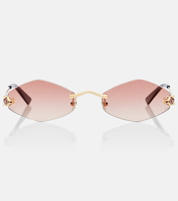 Lunettes de soleil Panthère de Cartier ovales  | Cartier Eyewear Collection