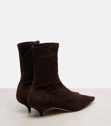 Liisa suede ankle boots | The Row